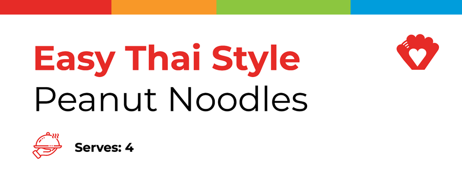 Food Pantry Peanut Noodle Recipe