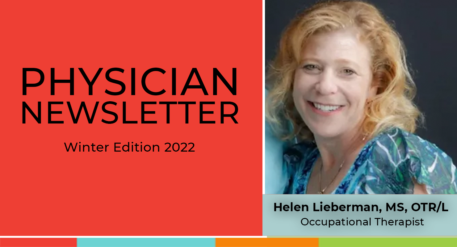 Helene Lieberman, Occupational Therapist, JDCH Physician Newsletter Winter 2022
