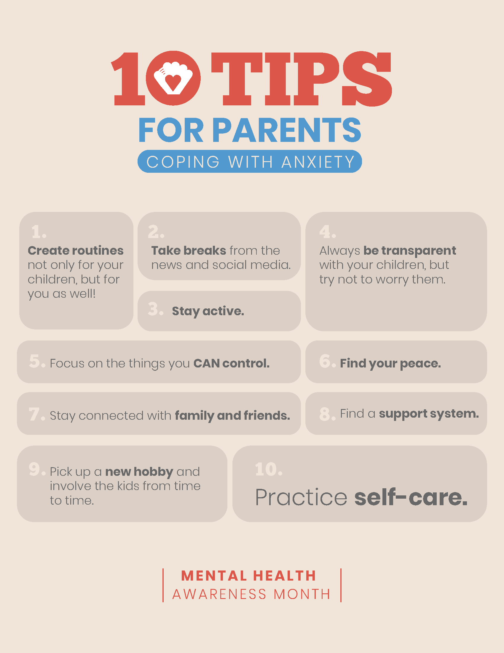 Tips for Parents of Children with Anxiety Disorders
