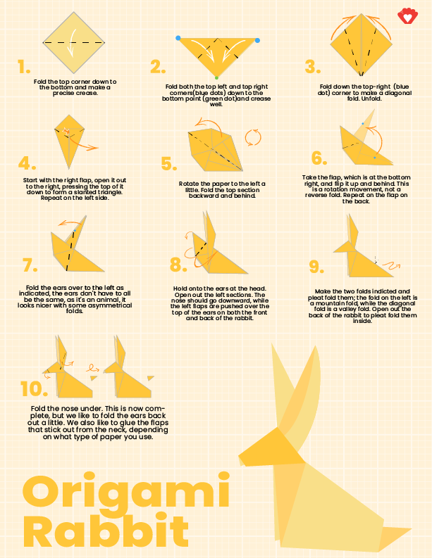 origami rabbit instructions
