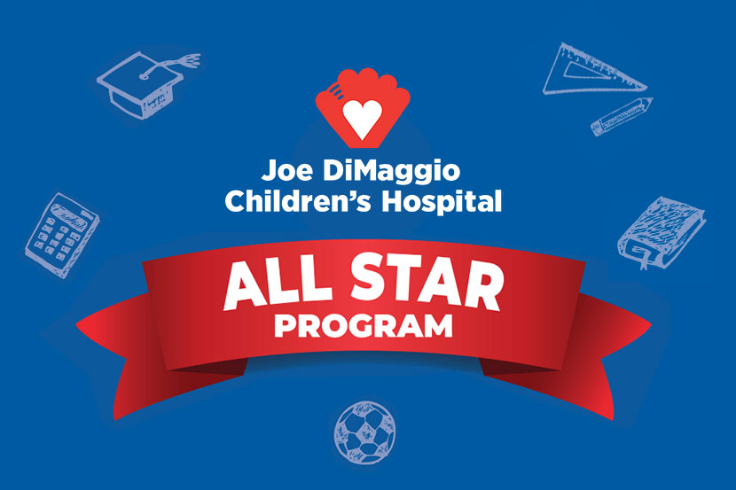 All Star Program Program Students during Joe DiMaggio Hospital