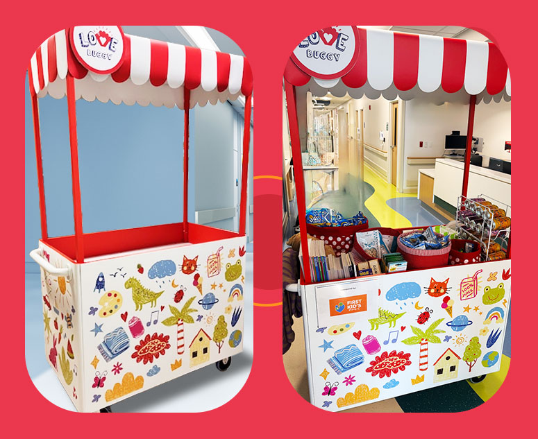Joe DiMaggio Children's Hospital Caregiver Cart