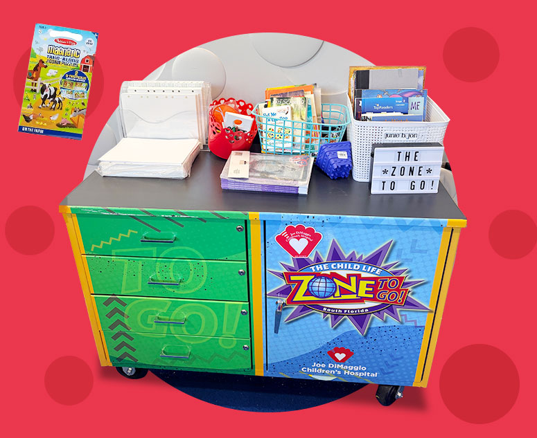 Joe DiMaggio Children's Hospital Zone-to-Cart Cart