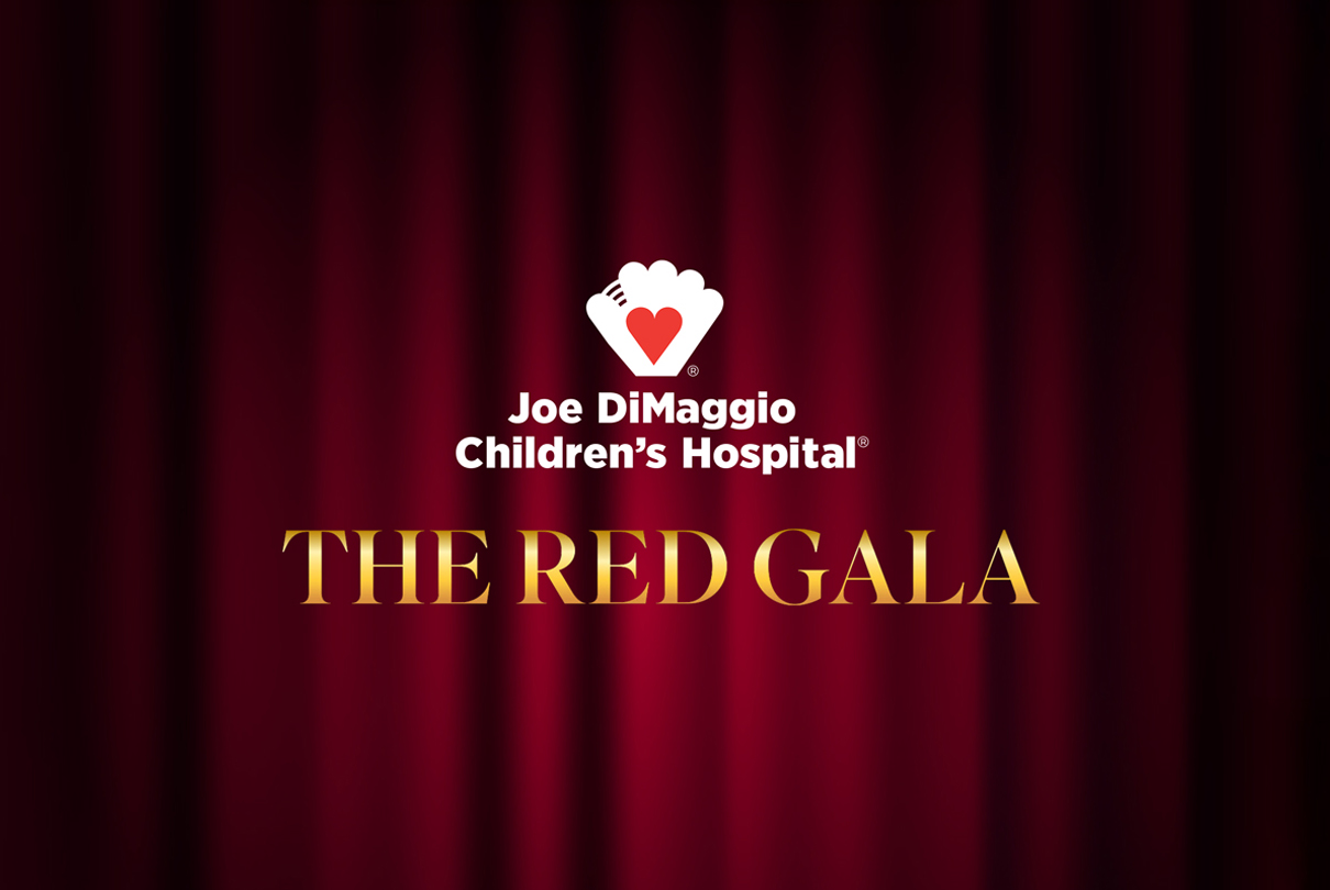 Joe Dimaggio Children's Hospital The Red Gala Logo