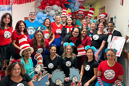 MRH NICU Dr. Seuss-theme Read-a-thon 2024