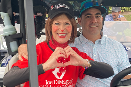 Lotsy Dotsy and Mike Casey at 2024 Conine All-Star Golf Classic