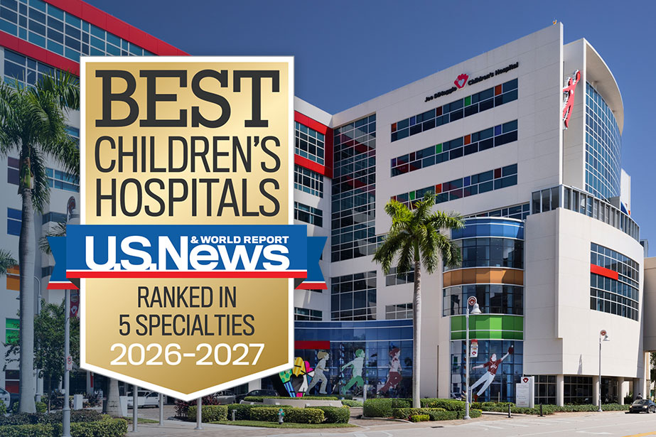 Award for Best Children's Hospital Ranked in 5 Specialties