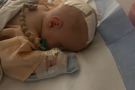 Casey recovering in NICU after brain surgery