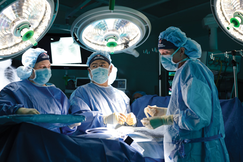 Pediatric Surgeon in Operating room