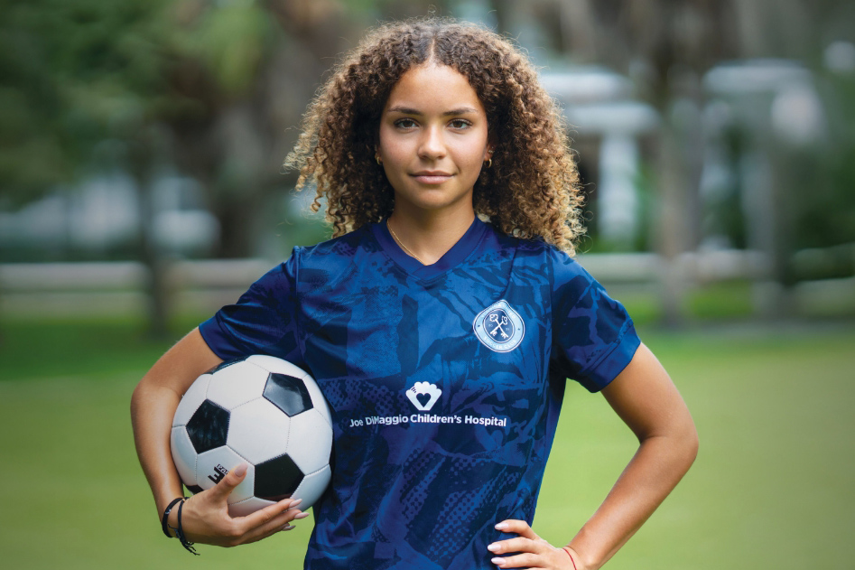 Gianna Orthopedic patient in soccer field