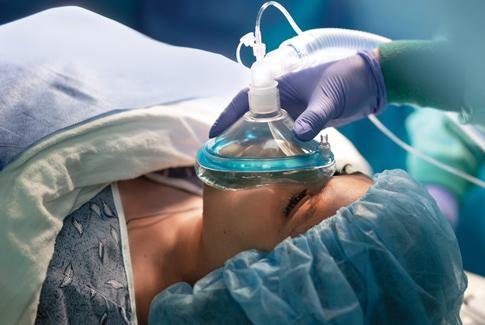 Pediatric Patient in surgery suit