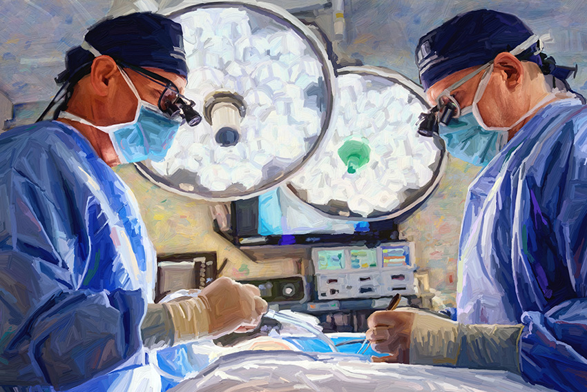 Image of Doctor in the Operating room