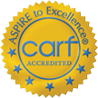 Commission on Accreditation of Rehabilitation Facilities (CARF) logo
