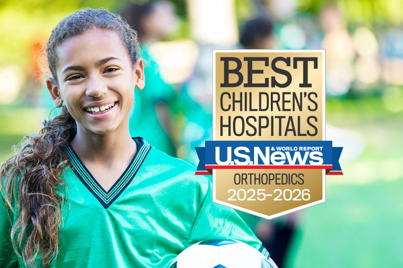Best Children's Hospitals Orthopedics Badge 2024-2025