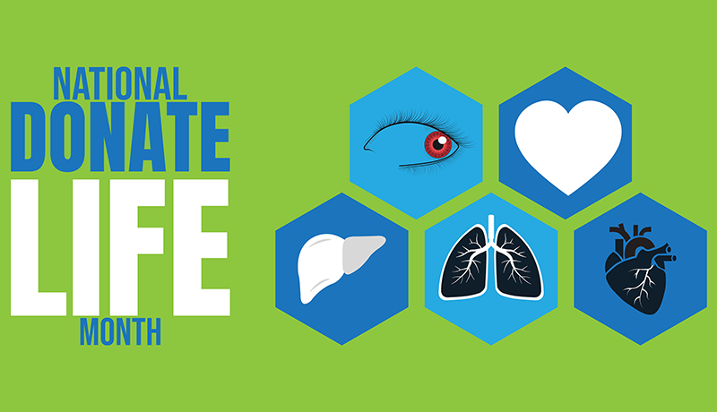 National Donate Life Month banner