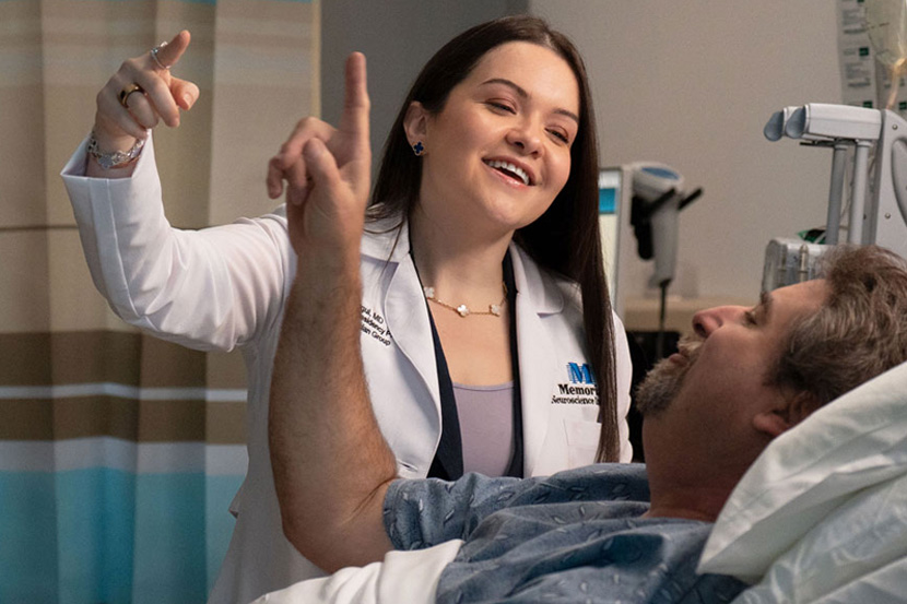 Neurology patient with his Doctor