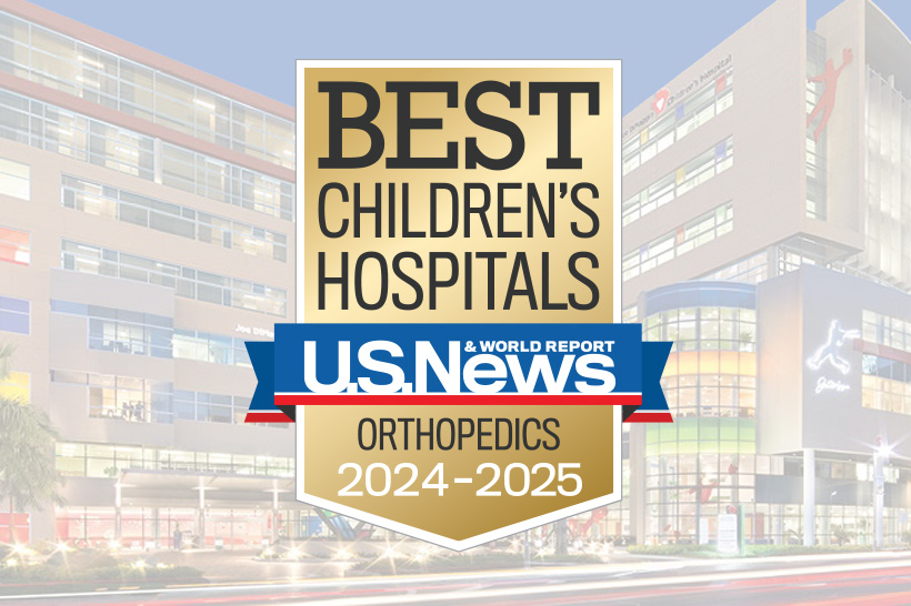 Best Children's Hospitals Orthopedics Badge 2024-2025
